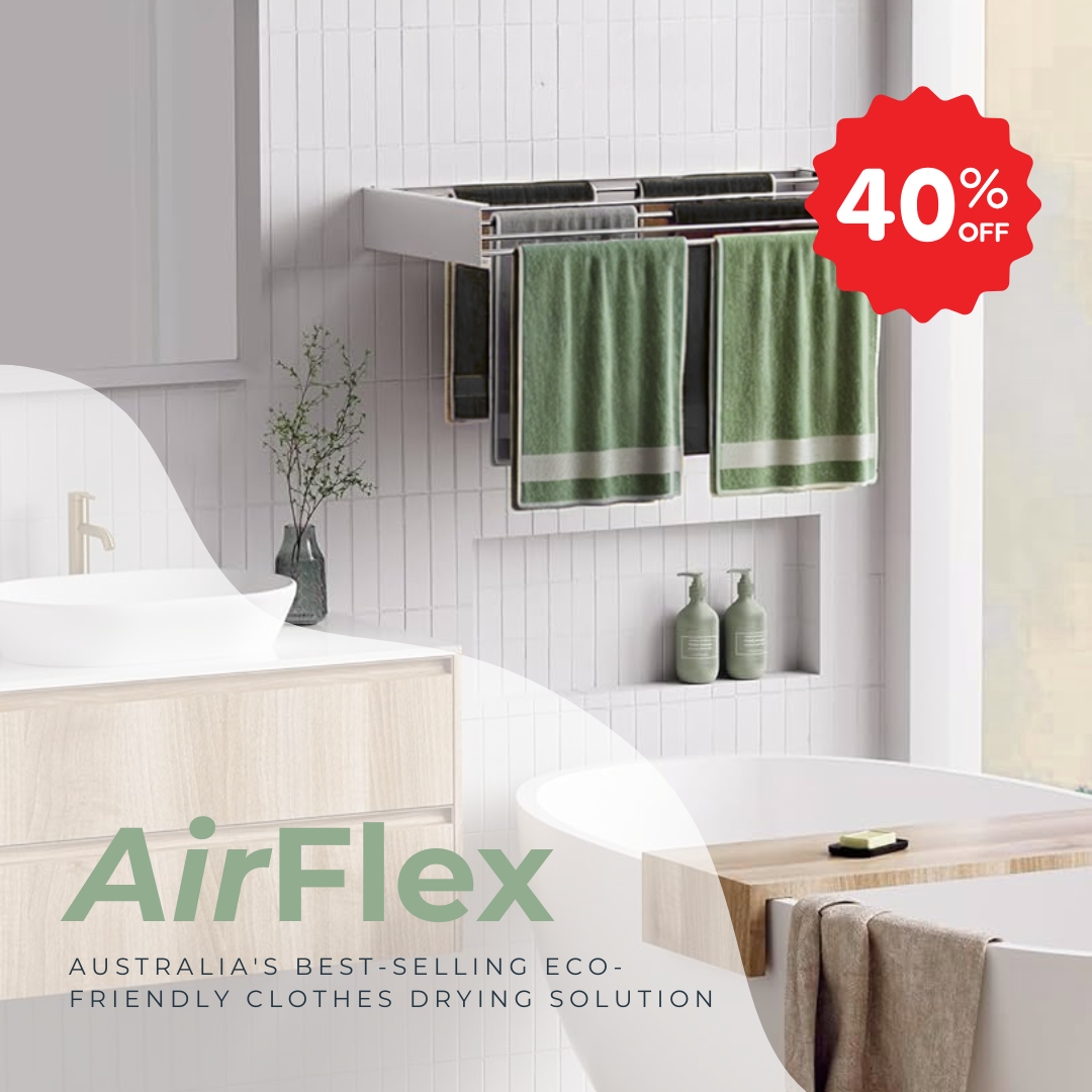 AirFlex Wall-Mounted Drying Rack
