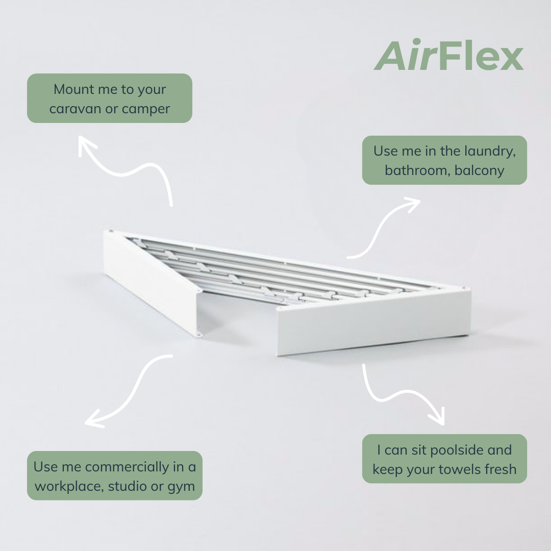 AirFlex Wall-Mounted Drying Rack